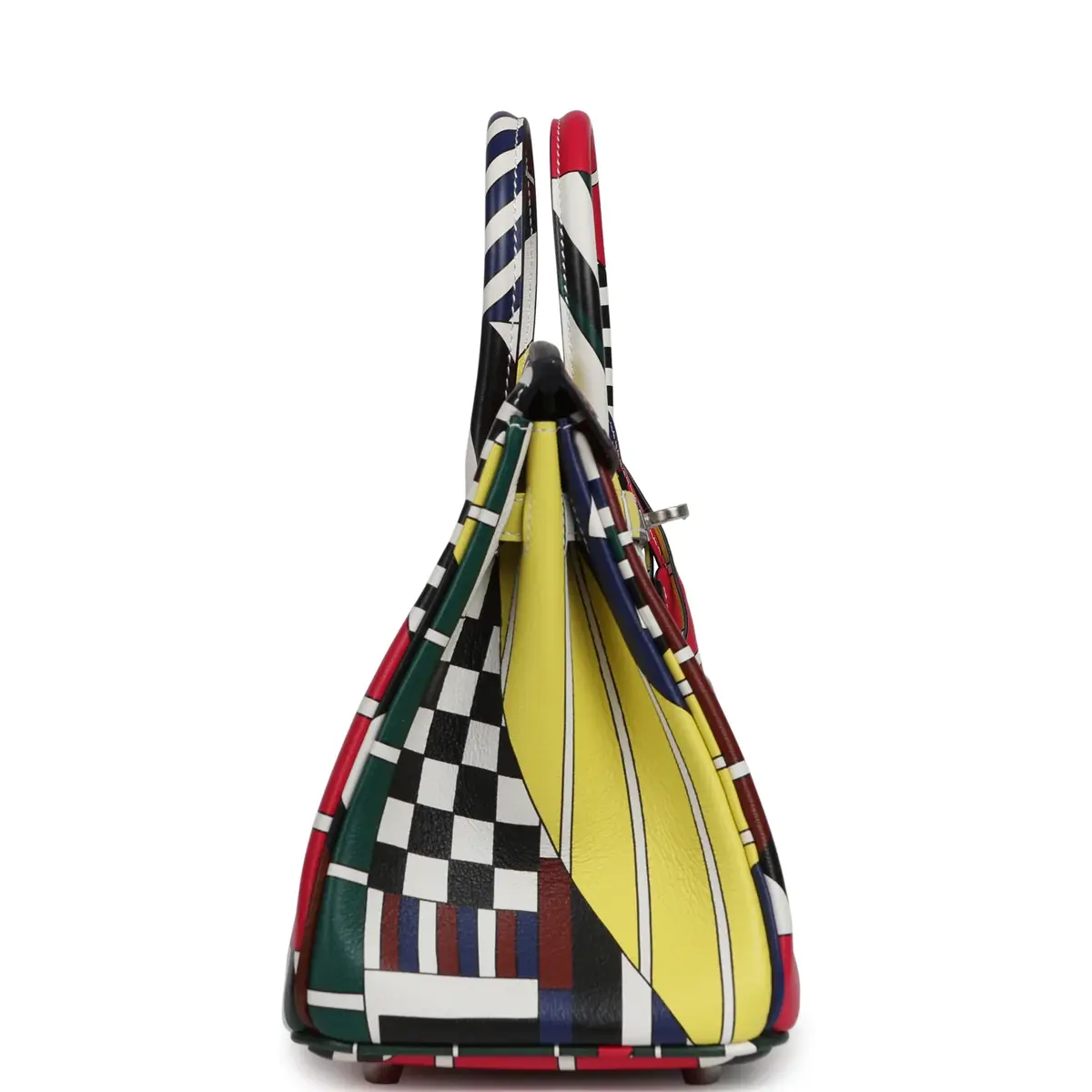 HERMÈS Hermes "One Two Three and Away We Go" Birkin 25 Multicolor Swift Palladium Hardware | Thumbnail 6 HERMÈS Hermes "One Two Three and Away We Go" Birkin 25 Multicolor Swift Palladium Hardware | Thumbnail 6