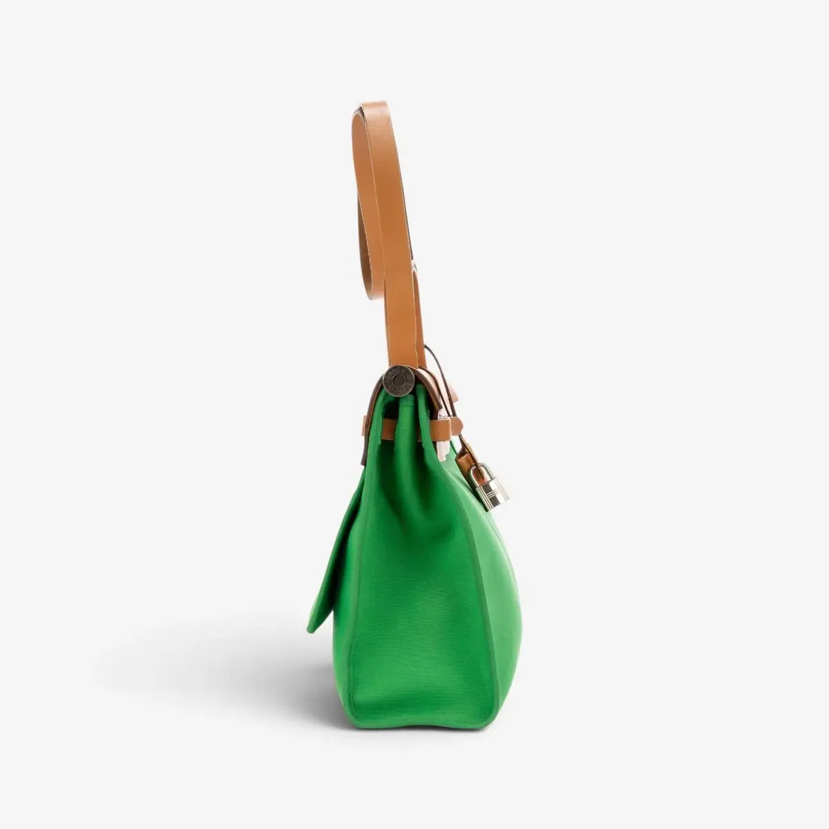 HERMÈS Hermès Herbag Zip Green/Tan Toile Officier Canvas Leather Bag by The Solist | Thumbnail 5 HERMÈS Hermès Herbag Zip Green/Tan Toile Officier Canvas Leather Bag by The Solist | Thumbnail 5