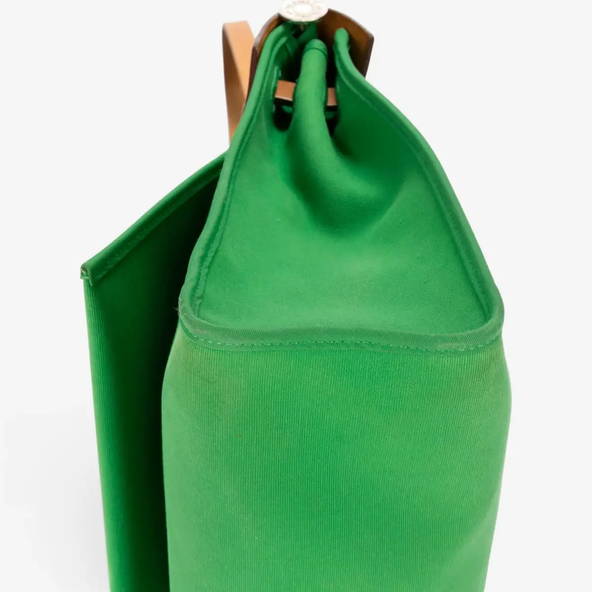 HERMÈS Hermès Herbag Zip Green/Tan Toile Officier Canvas Leather Bag by The Solist | Thumbnail 7 HERMÈS Hermès Herbag Zip Green/Tan Toile Officier Canvas Leather Bag by The Solist | Thumbnail 7