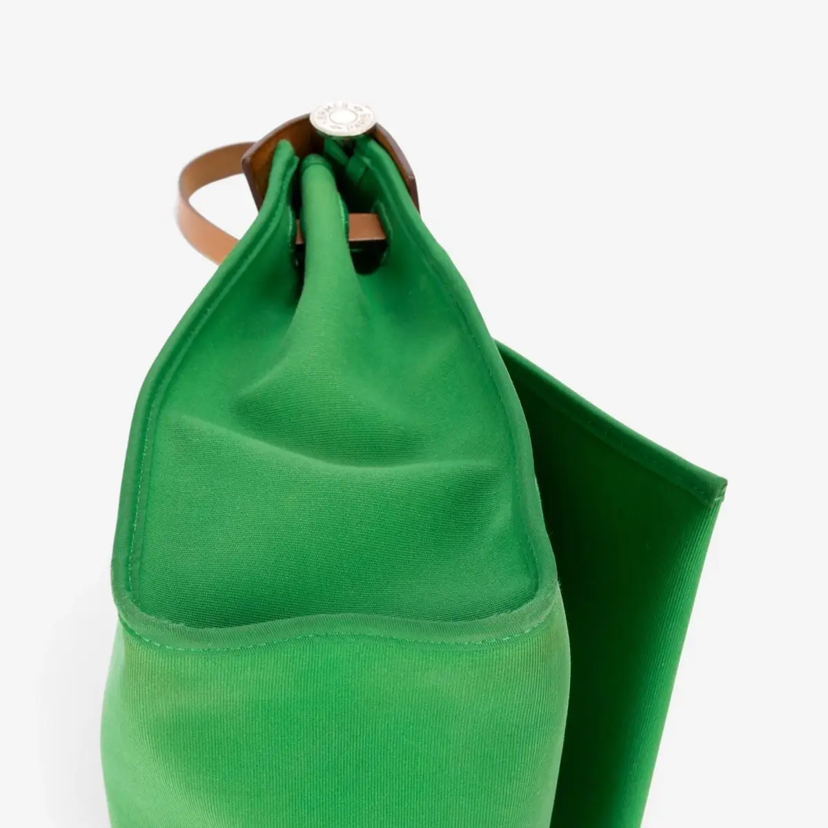 HERMÈS Hermès Herbag Zip Green/Tan Toile Officier Canvas Leather Bag by The Solist | Thumbnail 9 HERMÈS Hermès Herbag Zip Green/Tan Toile Officier Canvas Leather Bag by The Solist | Thumbnail 9