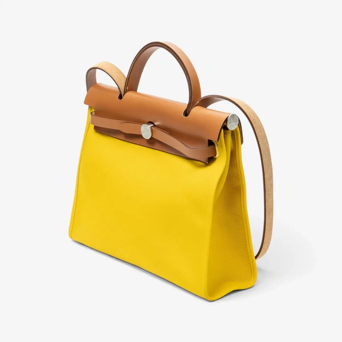 HERMÈS Hermès Herbag Zip Yellow Toile Officier Canvas Leather Bag by The Solist | Thumbnail 2 HERMÈS Hermès Herbag Zip Yellow Toile Officier Canvas Leather Bag by The Solist | Thumbnail 2