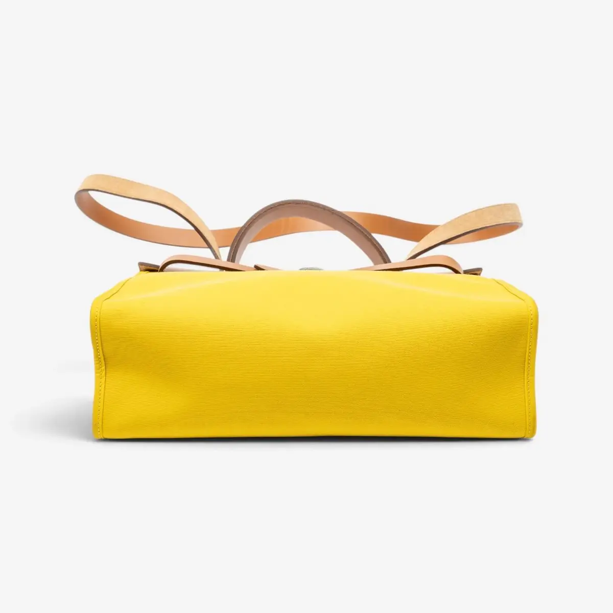 HERMÈS Hermès Herbag Zip Yellow Toile Officier Canvas Leather Bag by The Solist | Thumbnail 6 HERMÈS Hermès Herbag Zip Yellow Toile Officier Canvas Leather Bag by The Solist | Thumbnail 6