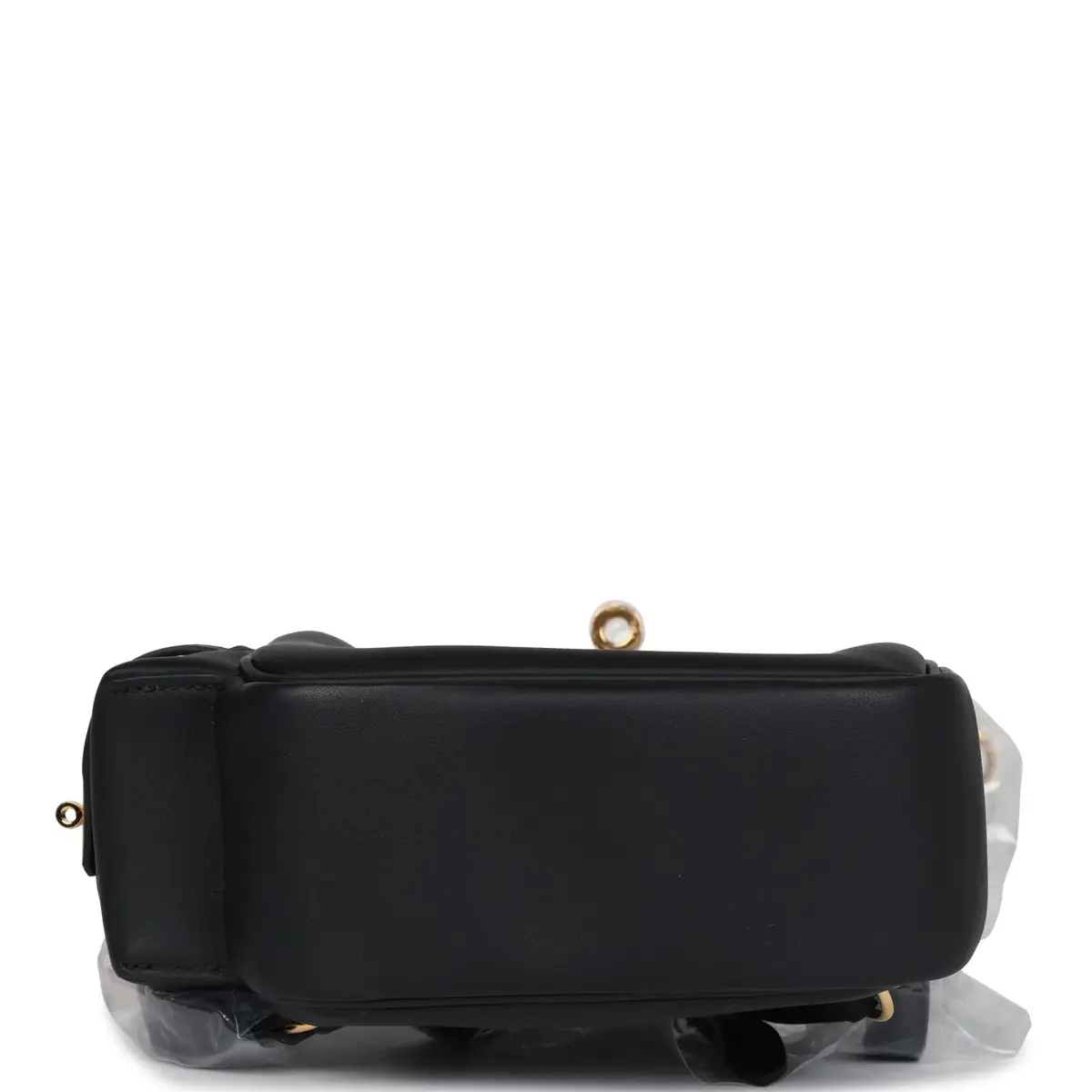 HERMÈS Hermes Mini Kelly Jump Backpack Black Swift Gold Hardware | Thumbnail 8
