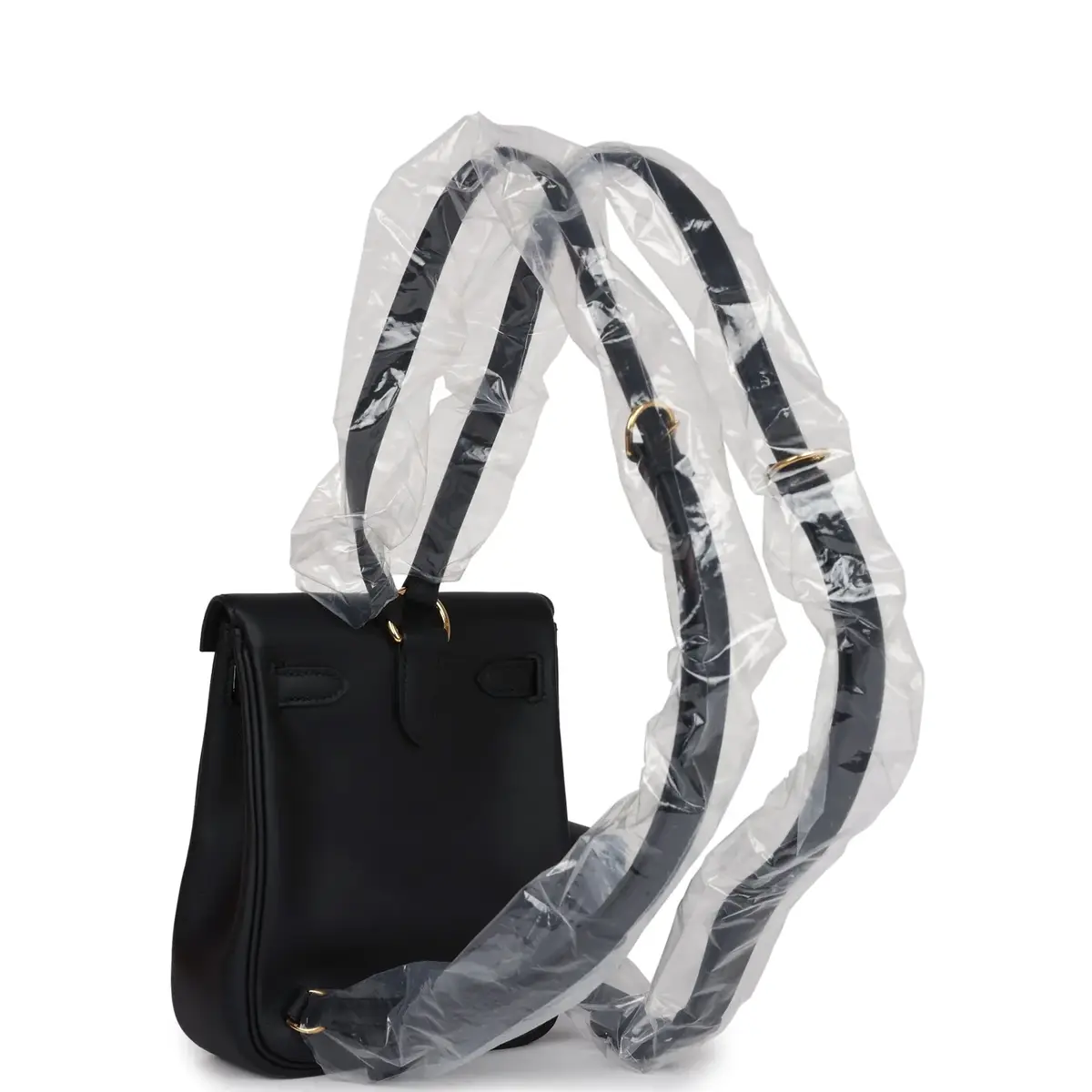 HERMÈS Hermes Mini Kelly Jump Backpack Black Swift Gold Hardware | Thumbnail 10