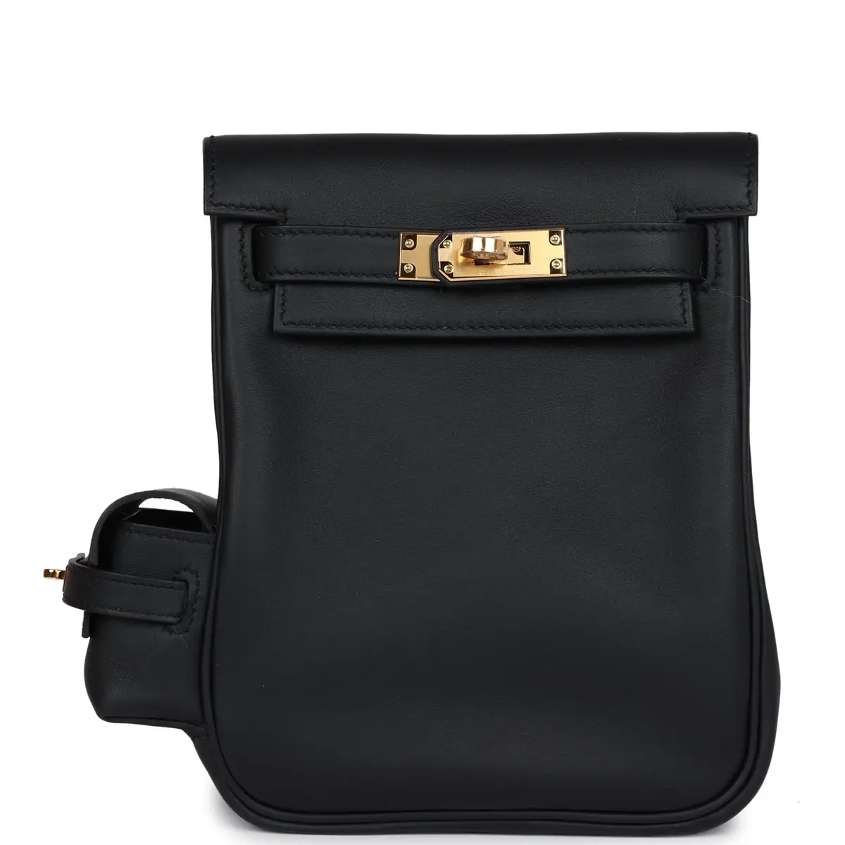 HERMÈS Hermes Mini Kelly Jump Backpack Black Swift Gold Hardware | Image 1 HERMÈS Hermes Mini Kelly Jump Backpack Black Swift Gold Hardware | Image 1