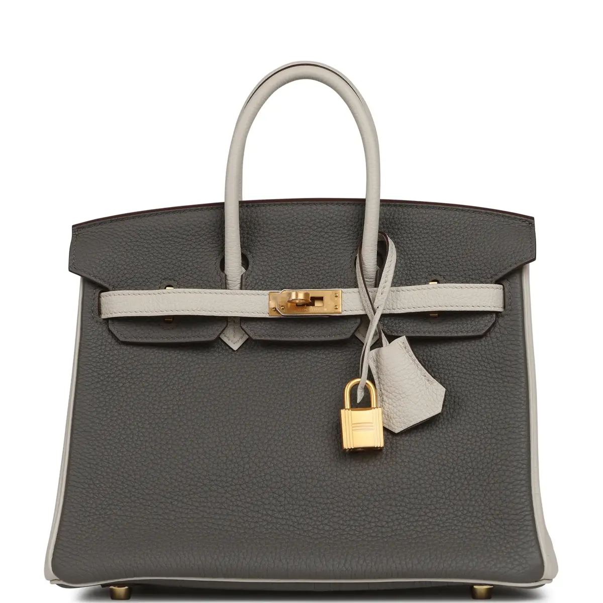 HERMÈS Hermes Special Order (HSS) Birkin 25 Etain, Craie Togo Brushed Gold Hardware | Image 1 HERMÈS Hermes Special Order (HSS) Birkin 25 Etain, Craie Togo Brushed Gold Hardware | Image 1