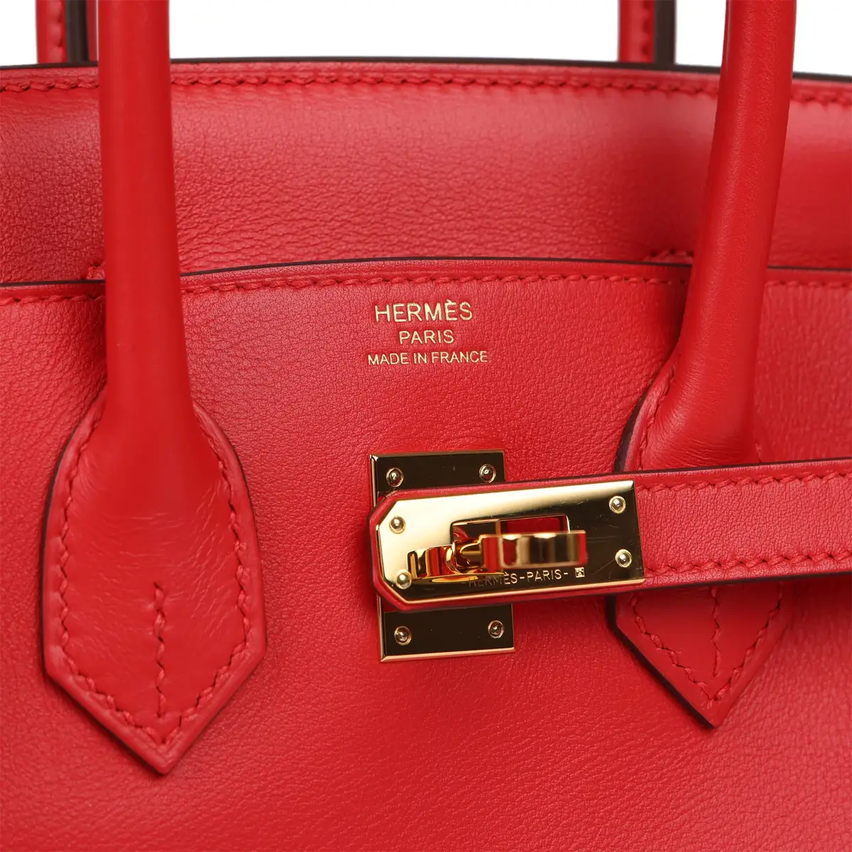 HERMÈS Pre-owned Hermes Birkin 25 Rouge de Coeur Swift Gold Hardware | Thumbnail 7 HERMÈS Pre-owned Hermes Birkin 25 Rouge de Coeur Swift Gold Hardware | Thumbnail 7