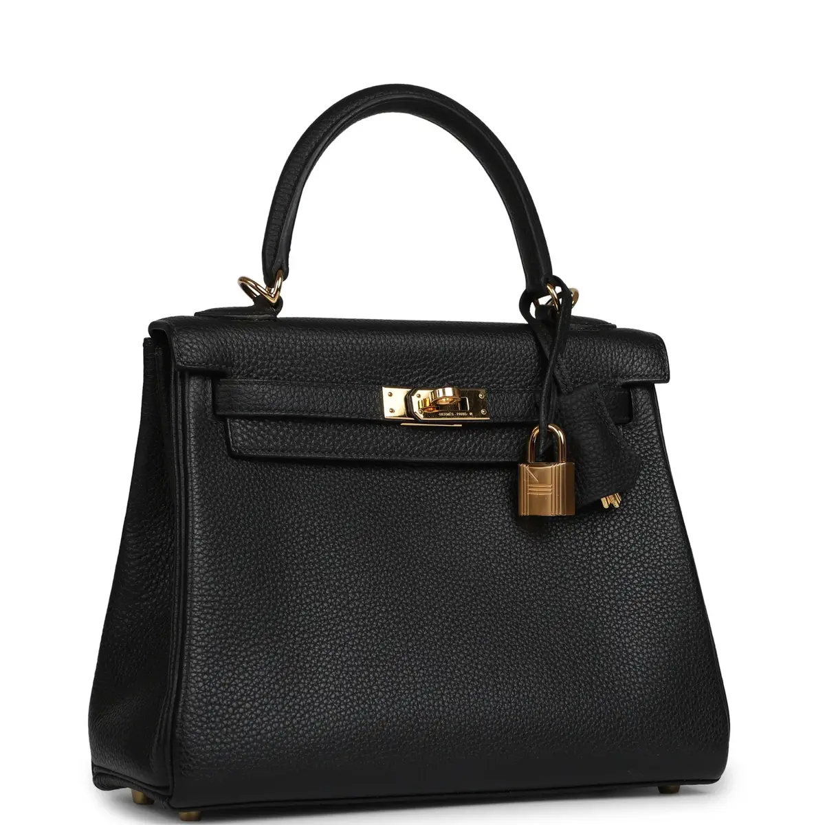 HERMÈS Pre-owned Hermes Kelly Retourne 25 Black Togo Gold Hardware | Thumbnail 2 HERMÈS Pre-owned Hermes Kelly Retourne 25 Black Togo Gold Hardware | Thumbnail 2
