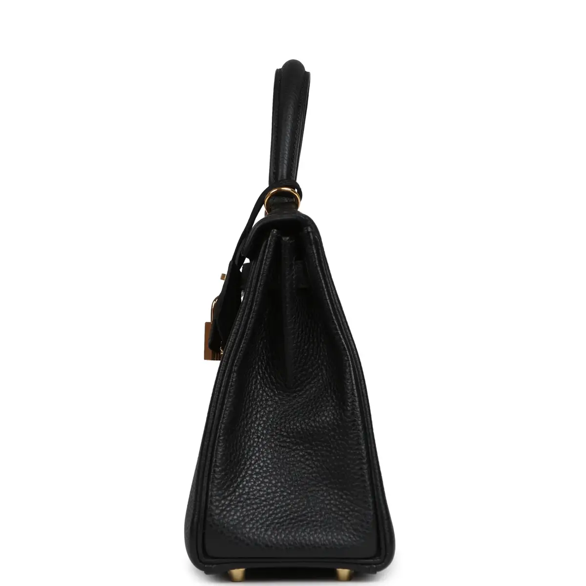 HERMÈS Pre-owned Hermes Kelly Retourne 25 Black Togo Gold Hardware | Thumbnail 3 HERMÈS Pre-owned Hermes Kelly Retourne 25 Black Togo Gold Hardware | Thumbnail 3