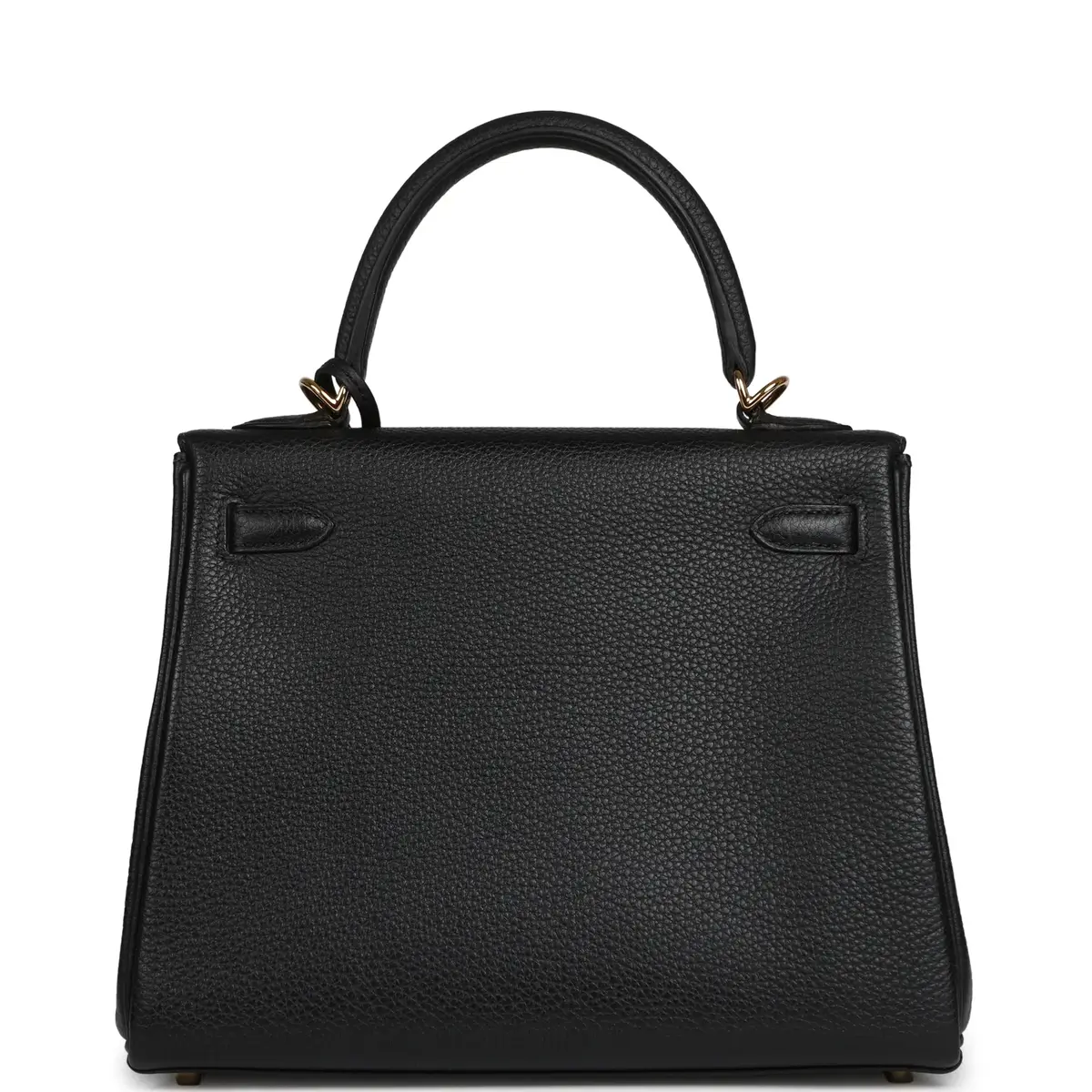 HERMÈS Pre-owned Hermes Kelly Retourne 25 Black Togo Gold Hardware | Thumbnail 4 HERMÈS Pre-owned Hermes Kelly Retourne 25 Black Togo Gold Hardware | Thumbnail 4