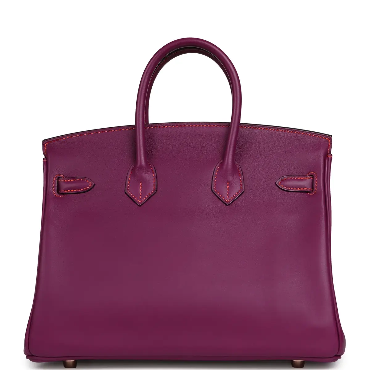 HERMÈS Pre-owned Hermes Special Order (HSS) Birkin 25 Anemone Verso Swift Rose Gold Hardware | Thumbnail 4 HERMÈS Pre-owned Hermes Special Order (HSS) Birkin 25 Anemone Verso Swift Rose Gold Hardware | Thumbnail 4