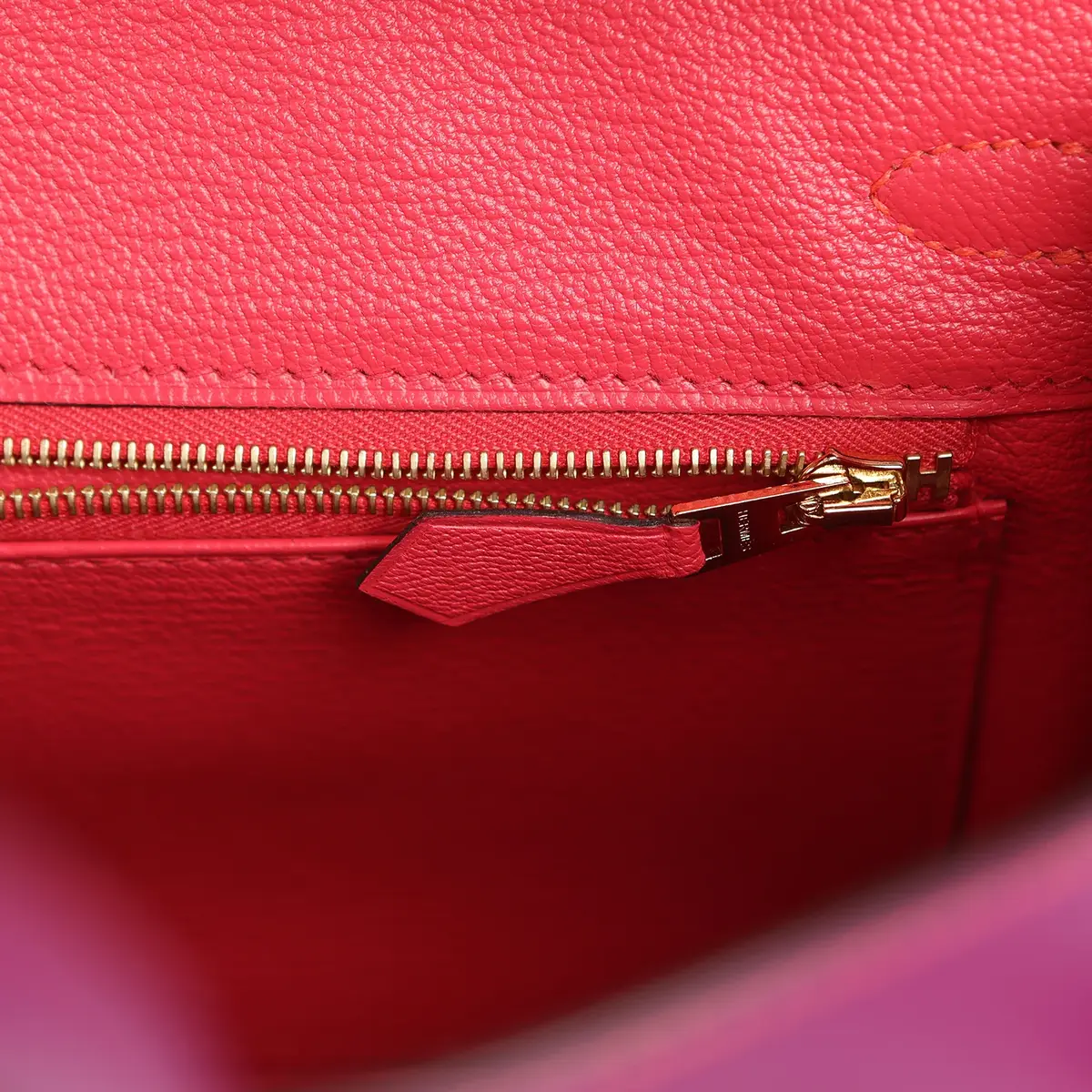HERMÈS Pre-owned Hermes Special Order (HSS) Birkin 25 Anemone Verso Swift Rose Gold Hardware | Thumbnail 9 HERMÈS Pre-owned Hermes Special Order (HSS) Birkin 25 Anemone Verso Swift Rose Gold Hardware | Thumbnail 9
