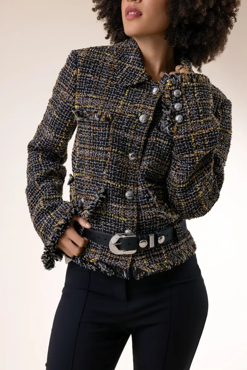 Altuzarra Simons Plaid Jacket | Thumbnail 3