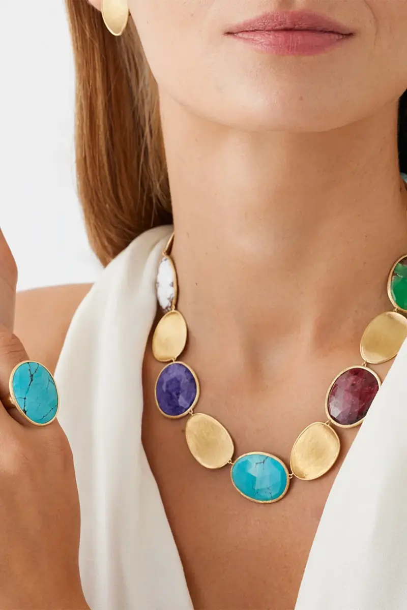 MARCO BICEGO Turquoise Lunaria Petal Ring | Thumbnail 2