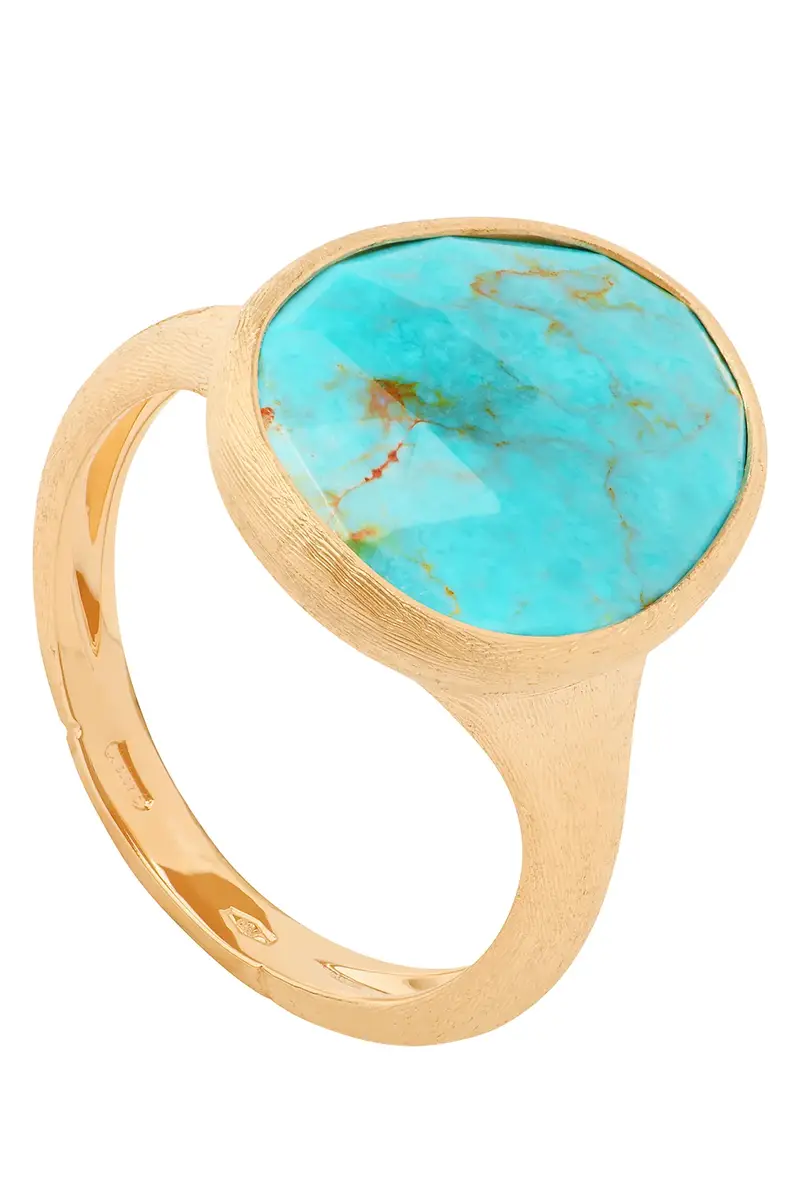 MARCO BICEGO Turquoise Lunaria Petal Ring | Thumbnail 3