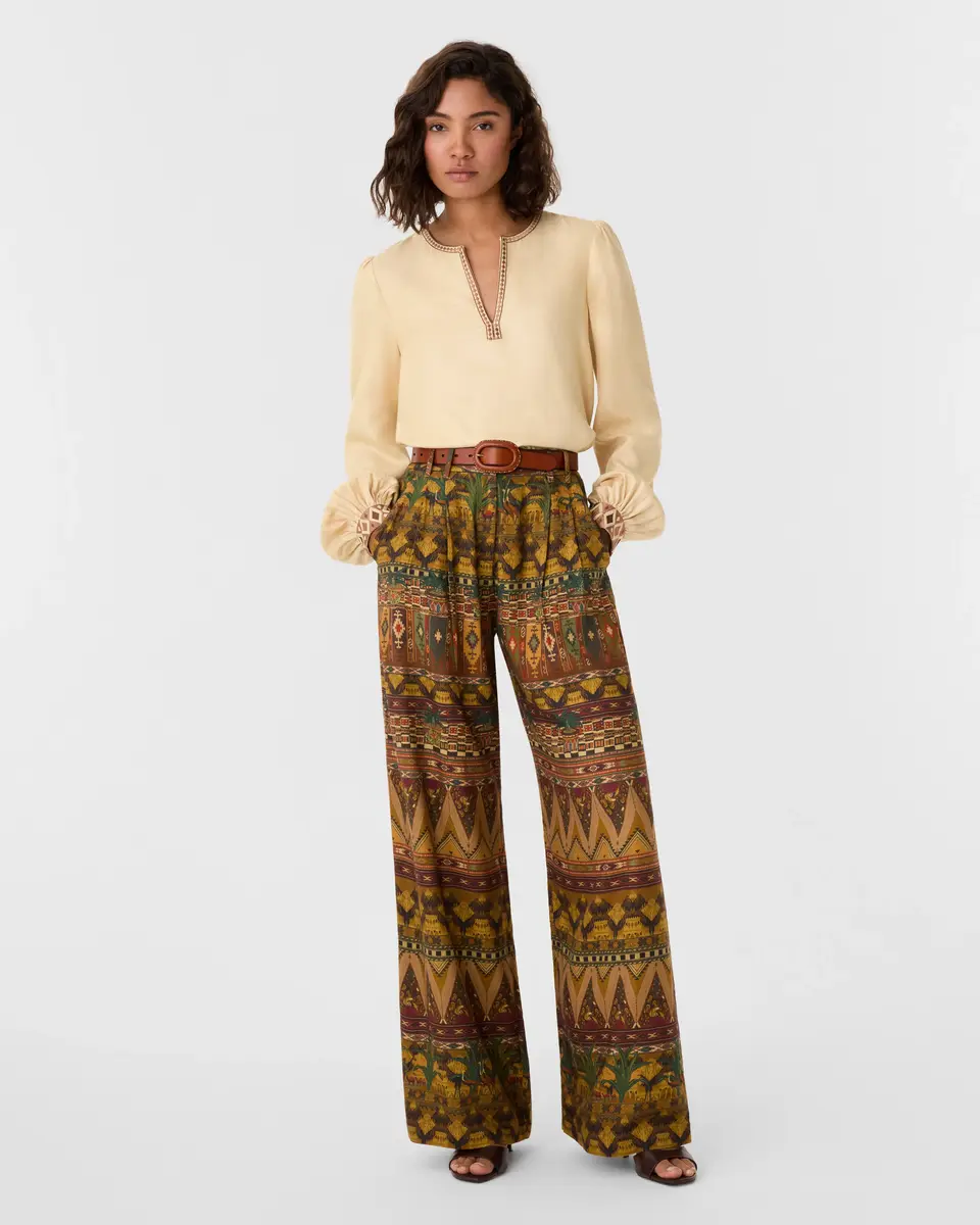 Emporio Sirenuse Annisa Trousers in Desert Print | Thumbnail 2
