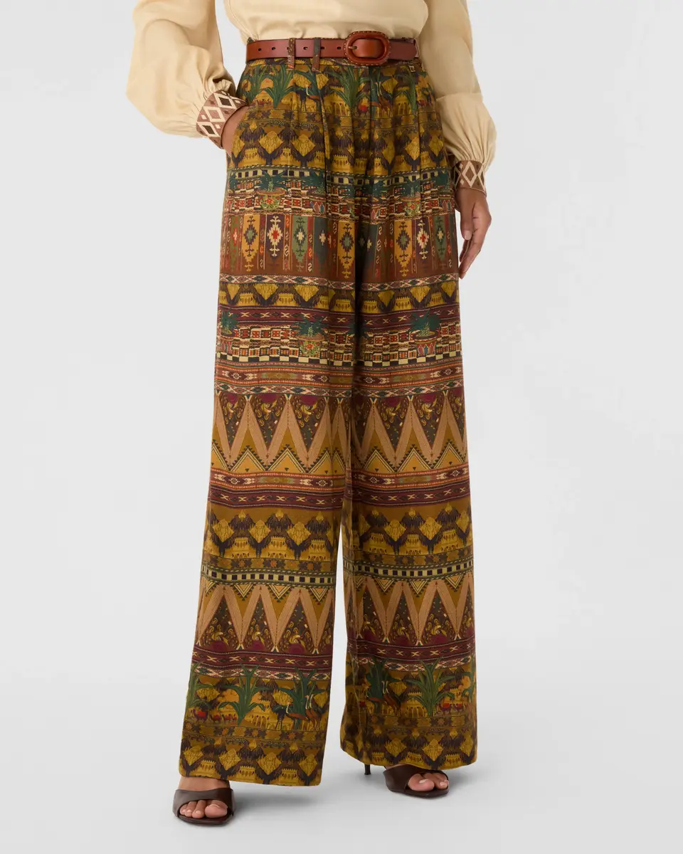 Emporio Sirenuse Annisa Trousers in Desert Print | Thumbnail 3