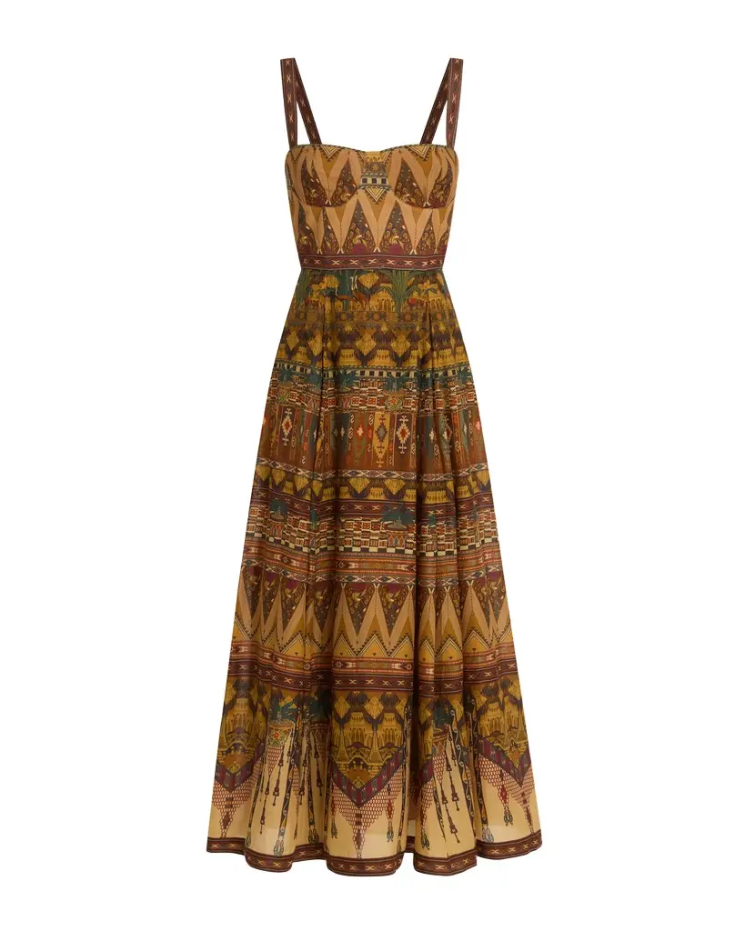 Emporio Sirenuse Valya Dress in Desert Print | Image 1 Emporio Sirenuse Valya Dress in Desert Print | Image 1