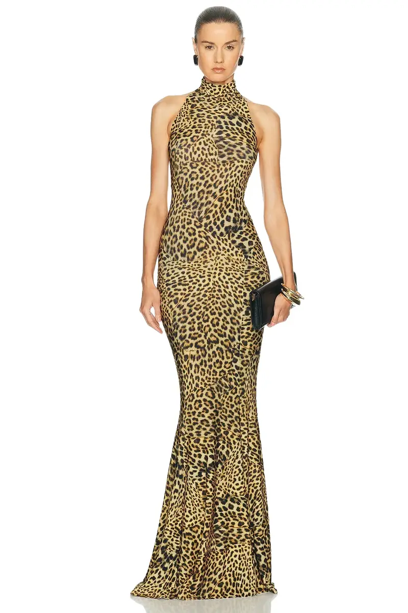 Halter Turtle Fishtail Gown Halter Turtle Fishtail Gown