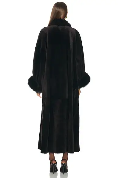 Nour Hammour Sima Grand Shearling Coat | Thumbnail 3 Nour Hammour Sima Grand Shearling Coat | Thumbnail 3