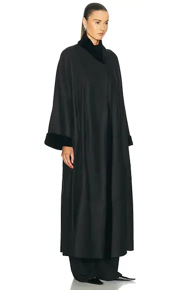 Nour Hammour Dorian Reversible Shearling Coat | Thumbnail 3 Nour Hammour Dorian Reversible Shearling Coat | Thumbnail 3