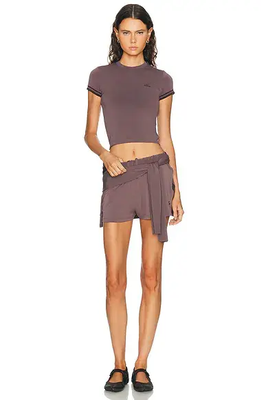 NikeSKIMS Stretch Knit Crop Crewneck Tee | Thumbnail 4 NikeSKIMS Stretch Knit Crop Crewneck Tee | Thumbnail 4