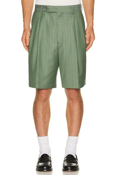 Wacko Maria Double Pleated Shorts Type 3 | Image 1 Wacko Maria Double Pleated Shorts Type 3 | Image 1