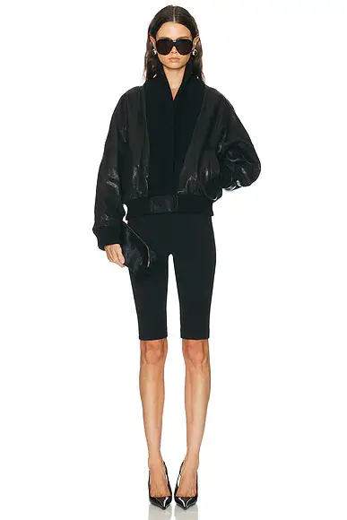 Magda Butrym Leather Jacket | Thumbnail 4 Magda Butrym Leather Jacket | Thumbnail 4
