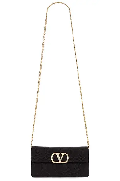 Valentino Garavani Vlogo Signature Wallet With Strap | Thumbnail 6