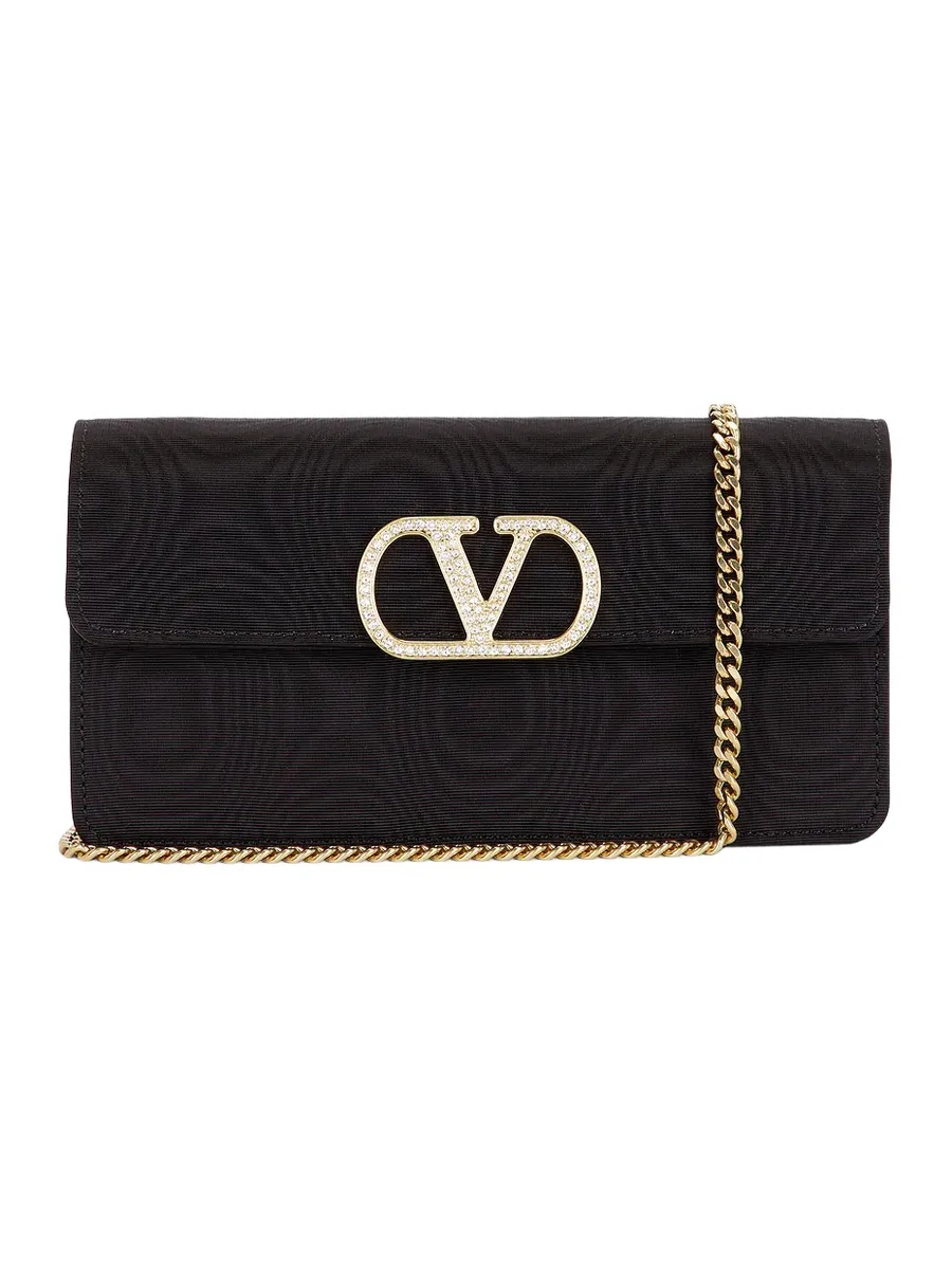 Vlogo Signature Wallet With Strap