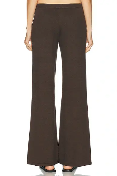 ÉTERNE Wide Leg Cotton Cashmere Lounge Pant | Thumbnail 4 ÉTERNE Wide Leg Cotton Cashmere Lounge Pant | Thumbnail 4