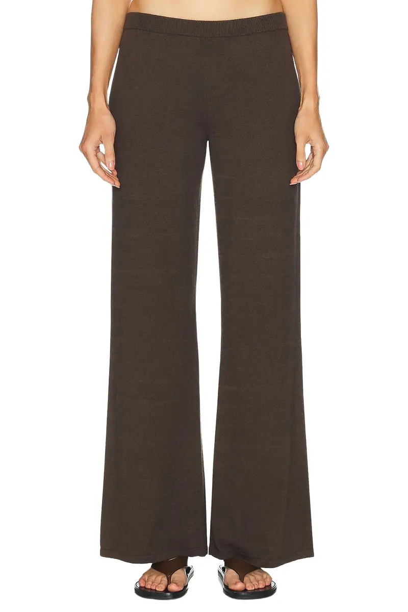 Wide Leg Cotton Cashmere Lounge Pant Wide Leg Cotton Cashmere Lounge Pant