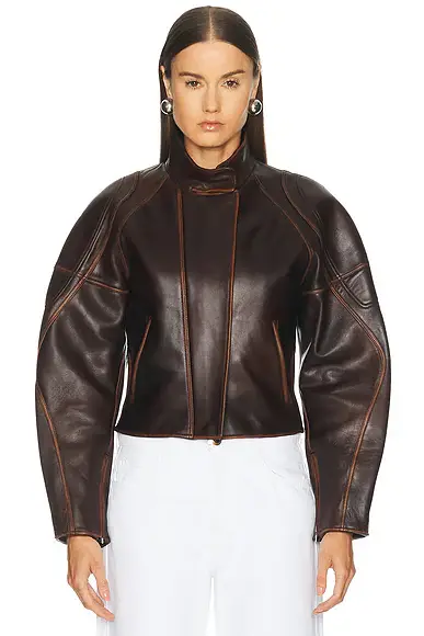 Helmut Lang Saddle Leather Jacket | Thumbnail 2 Helmut Lang Saddle Leather Jacket | Thumbnail 2