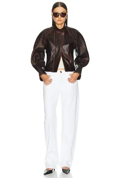 Helmut Lang Saddle Leather Jacket | Thumbnail 5 Helmut Lang Saddle Leather Jacket | Thumbnail 5