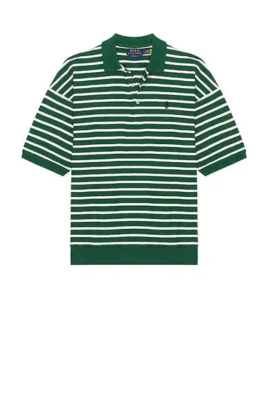 Polo Ralph Lauren Jacquard Textured Striped Polo | Thumbnail 4