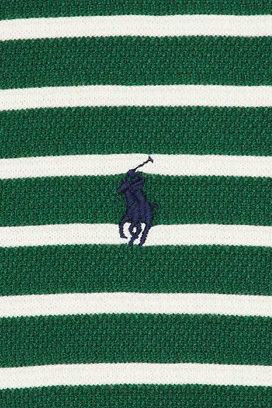 Polo Ralph Lauren Jacquard Textured Striped Polo | Thumbnail 5