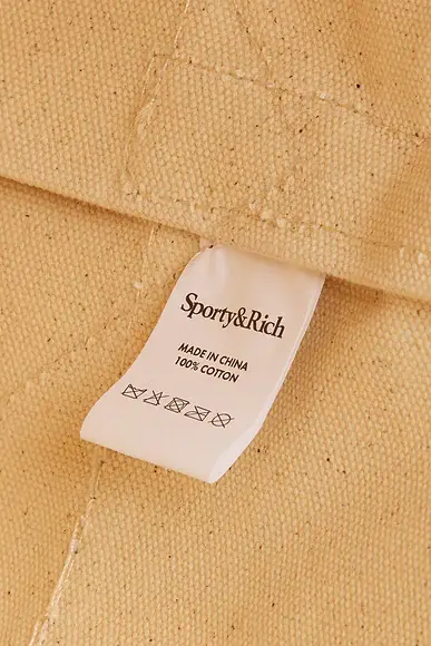 Sporty & Rich NY Crest Beach Tote Bag | Thumbnail 5 Sporty & Rich NY Crest Beach Tote Bag | Thumbnail 5
