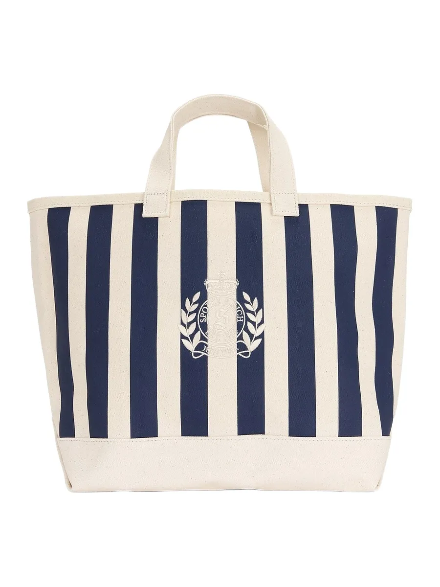 Sporty & Rich NY Crest Beach Tote Bag