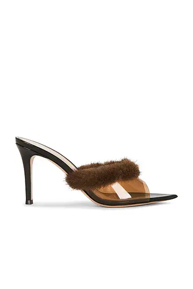 Gianvito Rossi Plexi Mule Sandal | Image 1 Gianvito Rossi Plexi Mule Sandal | Image 1