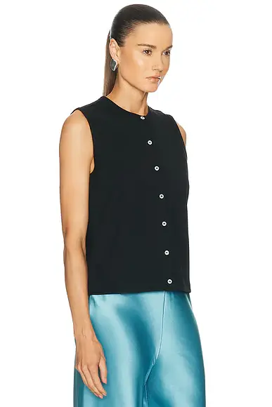 FLORE FLORE Poppy Sleeveless Cardigan | Thumbnail 2 FLORE FLORE Poppy Sleeveless Cardigan | Thumbnail 2