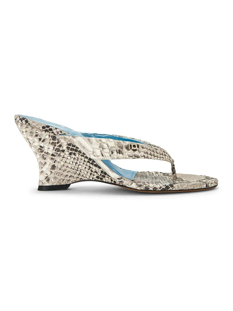 Puff Wedge Sandal