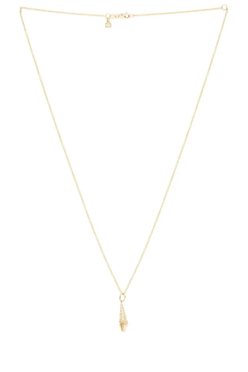 Long Shell Charm Necklace