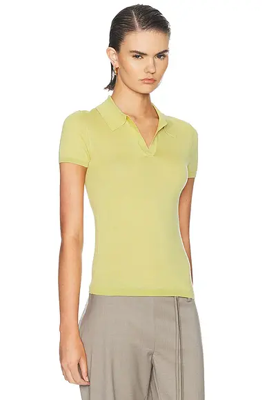 EAVES Emaw Knit Polo | Thumbnail 2 EAVES Emaw Knit Polo | Thumbnail 2