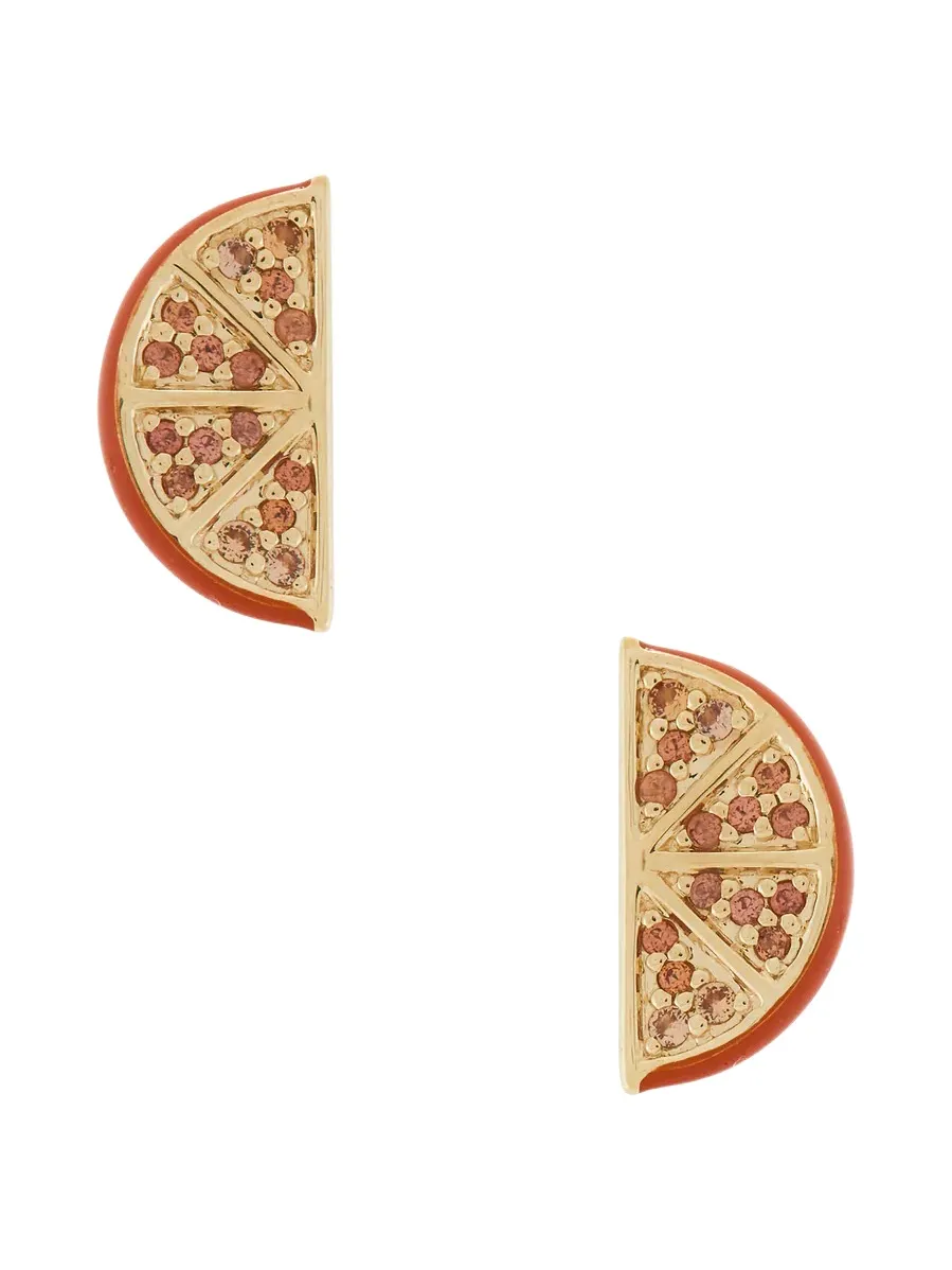 Orange Slice Stud Earrings Orange Slice Stud Earrings