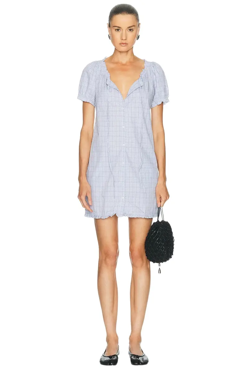 Buttoned Mini Dress Buttoned Mini Dress