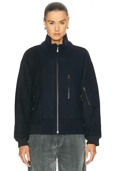 Maison Margiela Spliced Bomber Jacket | Thumbnail 2 Maison Margiela Spliced Bomber Jacket | Thumbnail 2