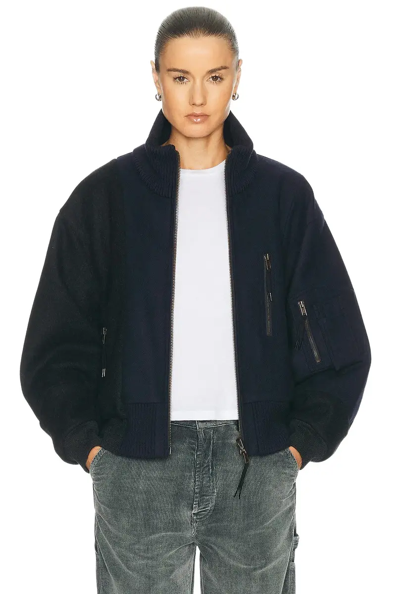 Spliced Bomber Jacket Spliced Bomber Jacket