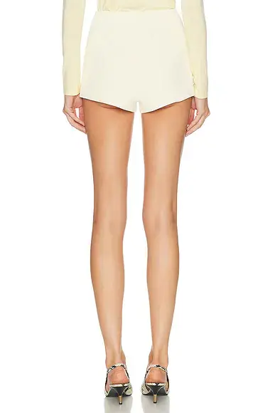 EAVES Naftali Polished Crepe Mini Short | Thumbnail 4 EAVES Naftali Polished Crepe Mini Short | Thumbnail 4