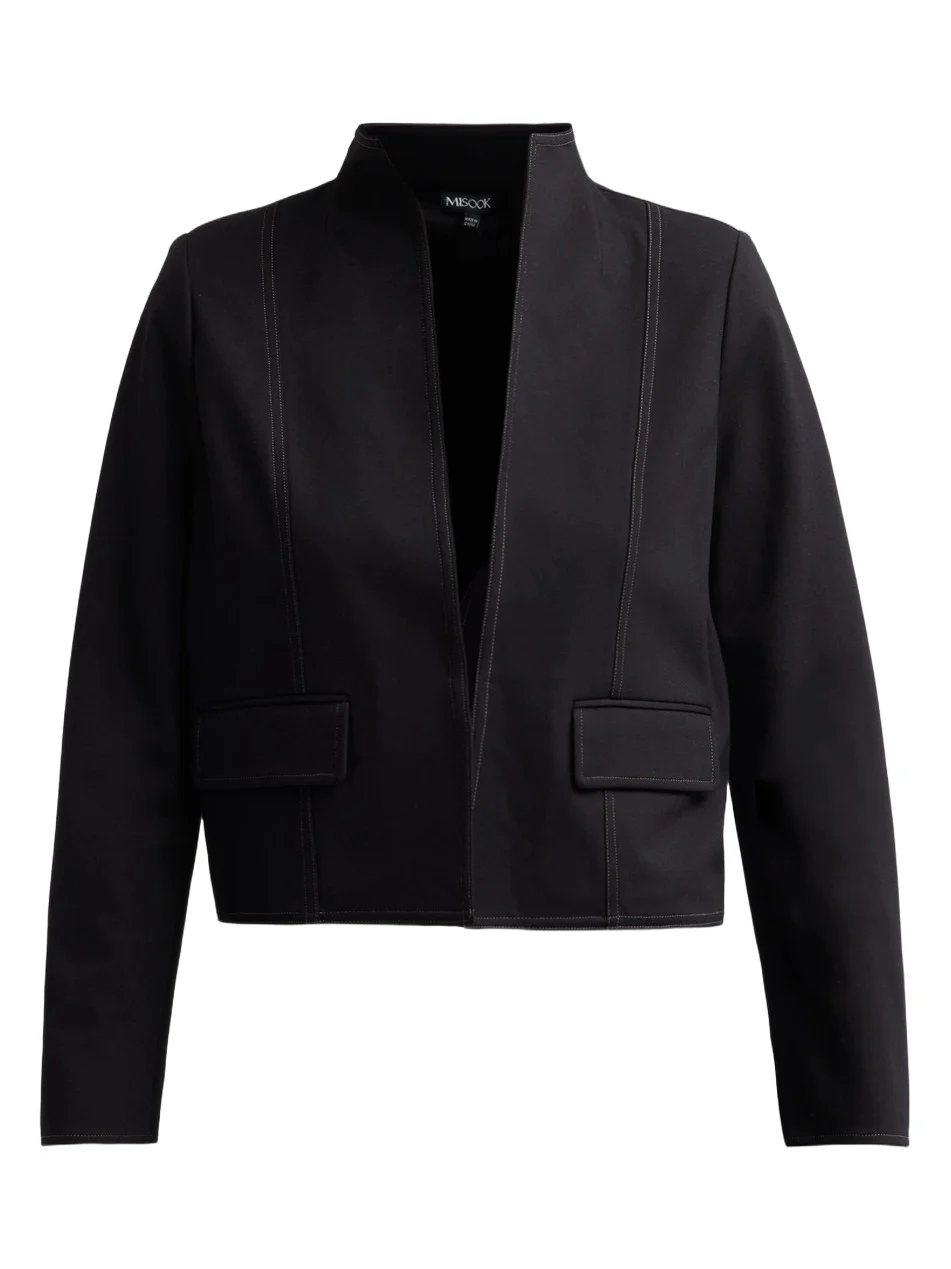 Women's Ponte Contrast Stitch Jacket Women's Ponte Contrast Stitch Jacket