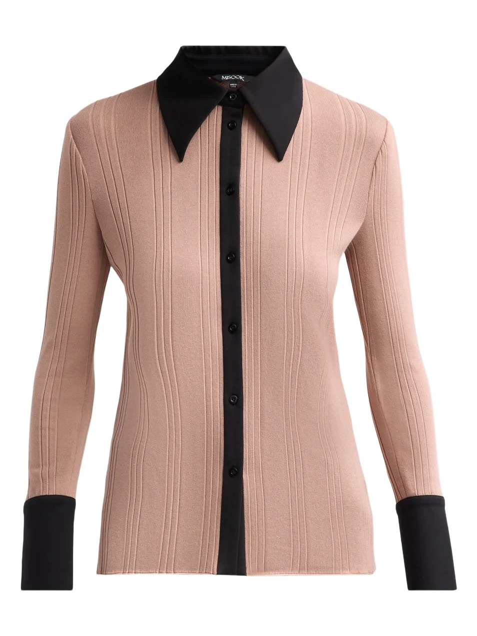 Women's Mixed Media Soft Knit Shirt Women's Mixed Media Soft Knit Shirt